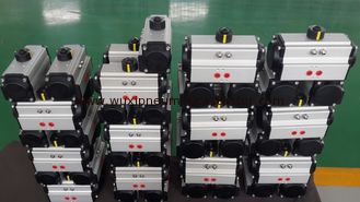 AT series double action or single action pneumatic rotary actuator for butterfly valve and ball valve